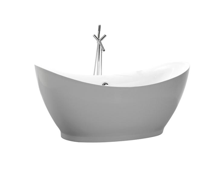 JS-720 Rectangular Freestanding Tub - Contemporary & Chic 1