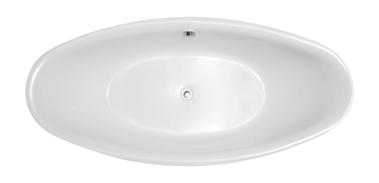 Μοντέρνα ακρυλική λευκή μπανιέρα JS-723 - 2023 Design 3