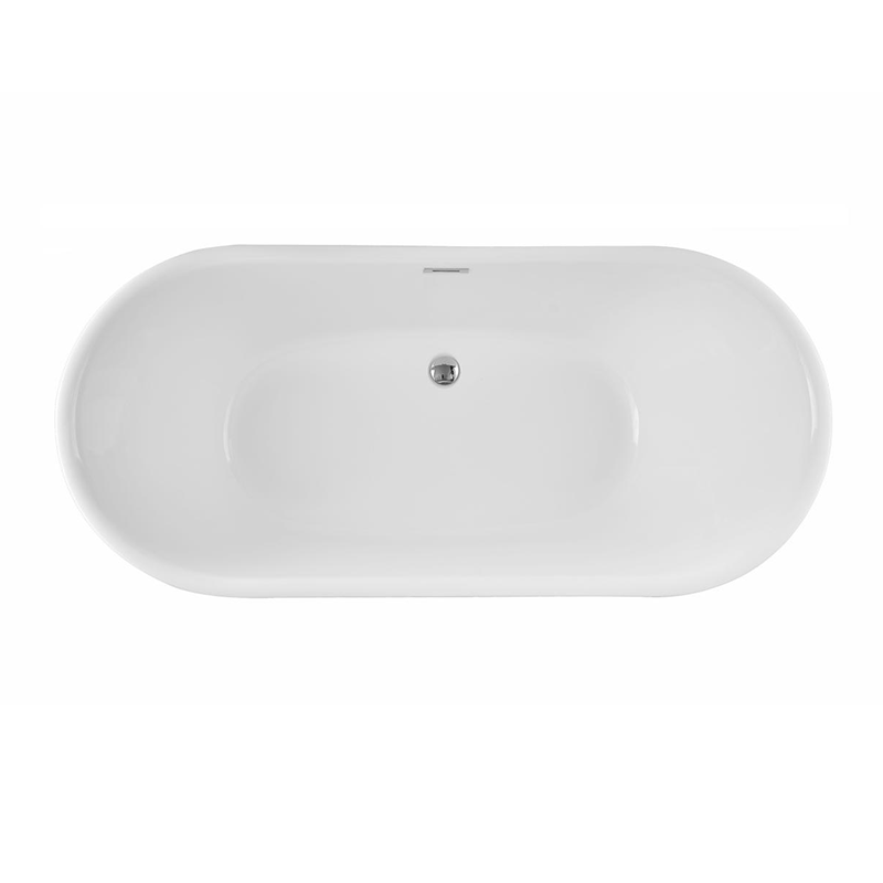 Modern White High-Quality Acrylic Bathtub - JS-756 (2)