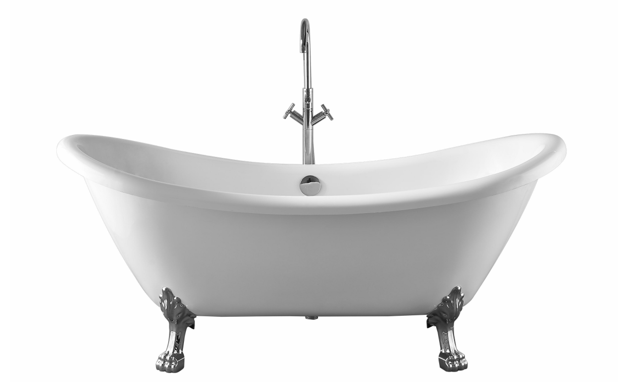 2023 Elegant White Acrylic Clawfoot Bathtub - JS-726 in 1.5m  2