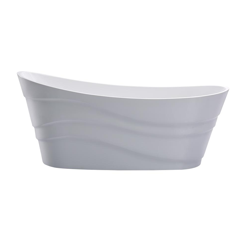 Customized acrylic freestanding tub JS-738B for home use (2)