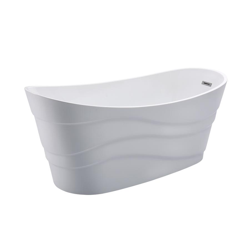 Customized acrylic freestanding tub JS-738B for home use (3)