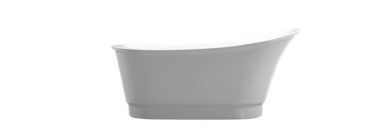 European-Style White Acrylic Bathtub JS-725C – Luxurious Home Interior 3