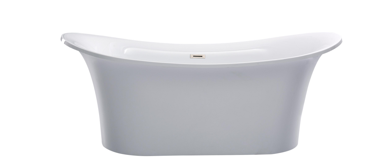 Factory Direct Sale White Acrylic Freestanding Bathtub JS-722D High Quality 2