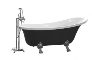 Freestanding acrylic bathtub