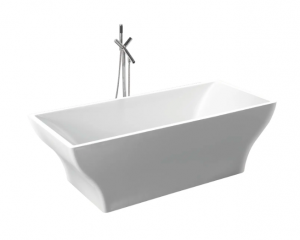 Freestanding acrylic bathtub