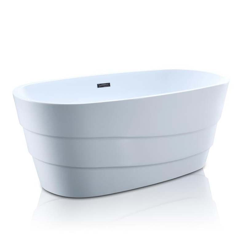 JS-776-Modern Acrylic Bathtub with Striped Finish for 2023 (1)