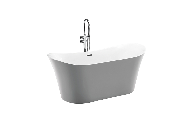 Luxurious White Acrylic Bathtub - Modern 2023 Design 1