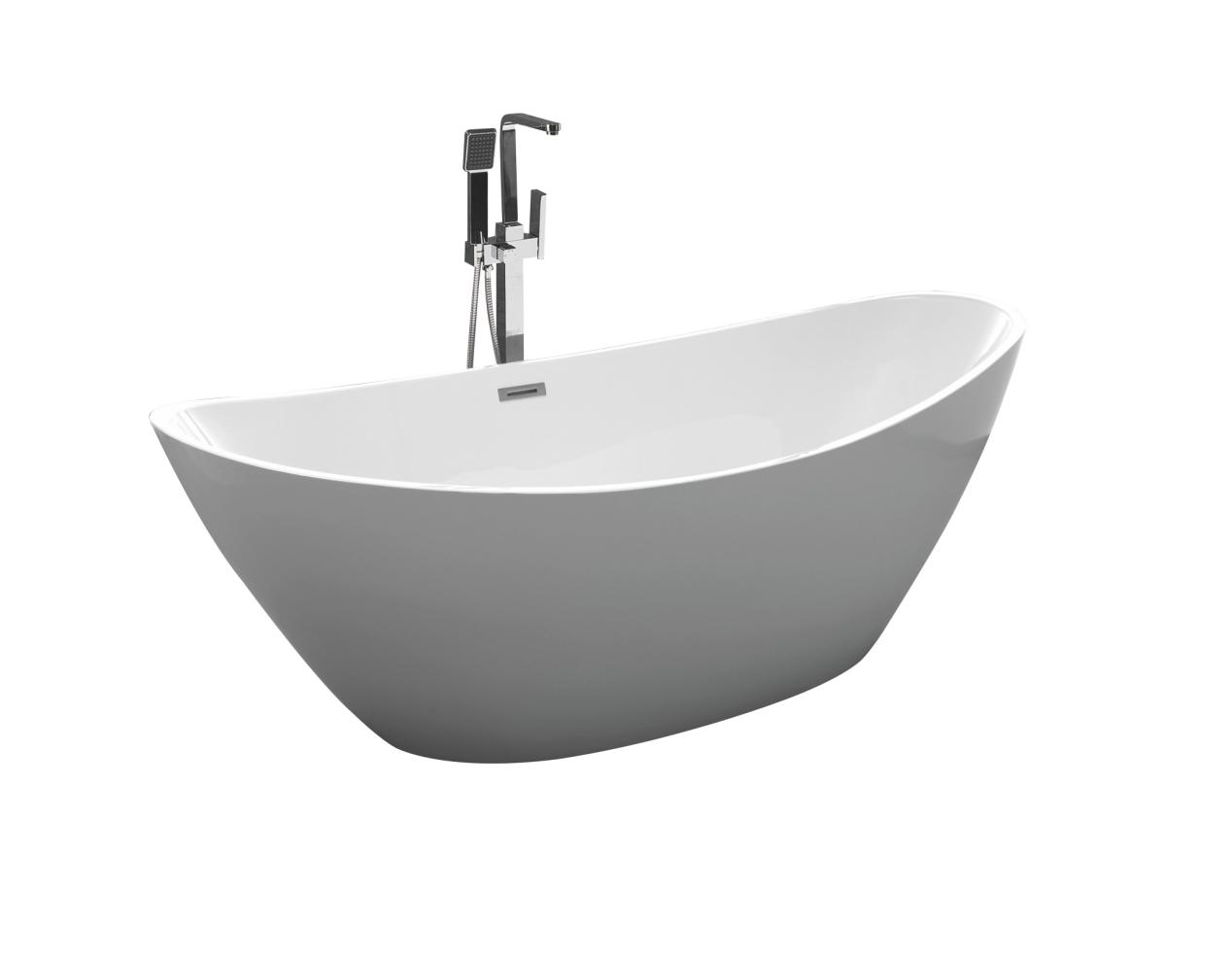 Modern Acrylic White Bathtub JS-723 - 2023 Design 2