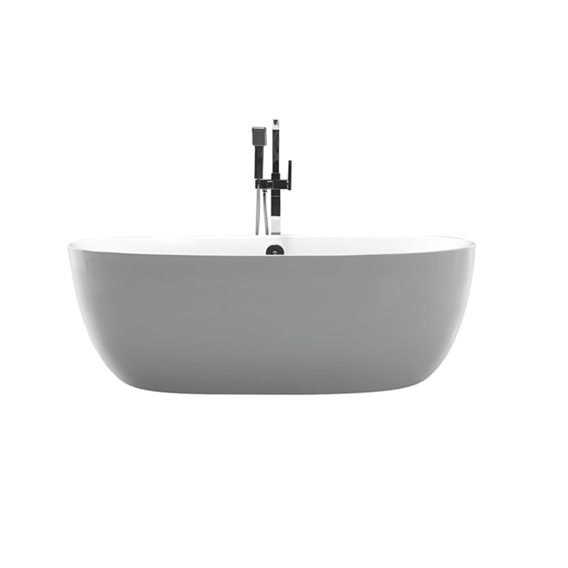 Unwind in Style with the Modern White Acrylic Bathtub JS-770B (2)