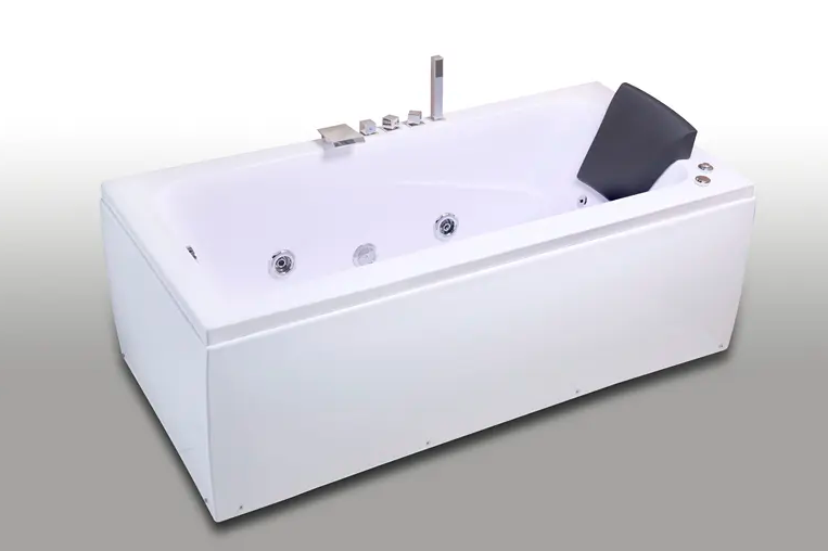 White Massage Bathtub
