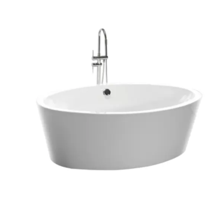 freestanding white bath tub